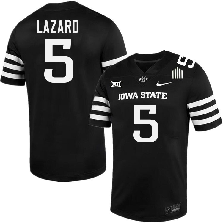 Allen Lazard Jersey,Iowa State Cyclones #5 Allen Lazard College Jersey Youth-Black